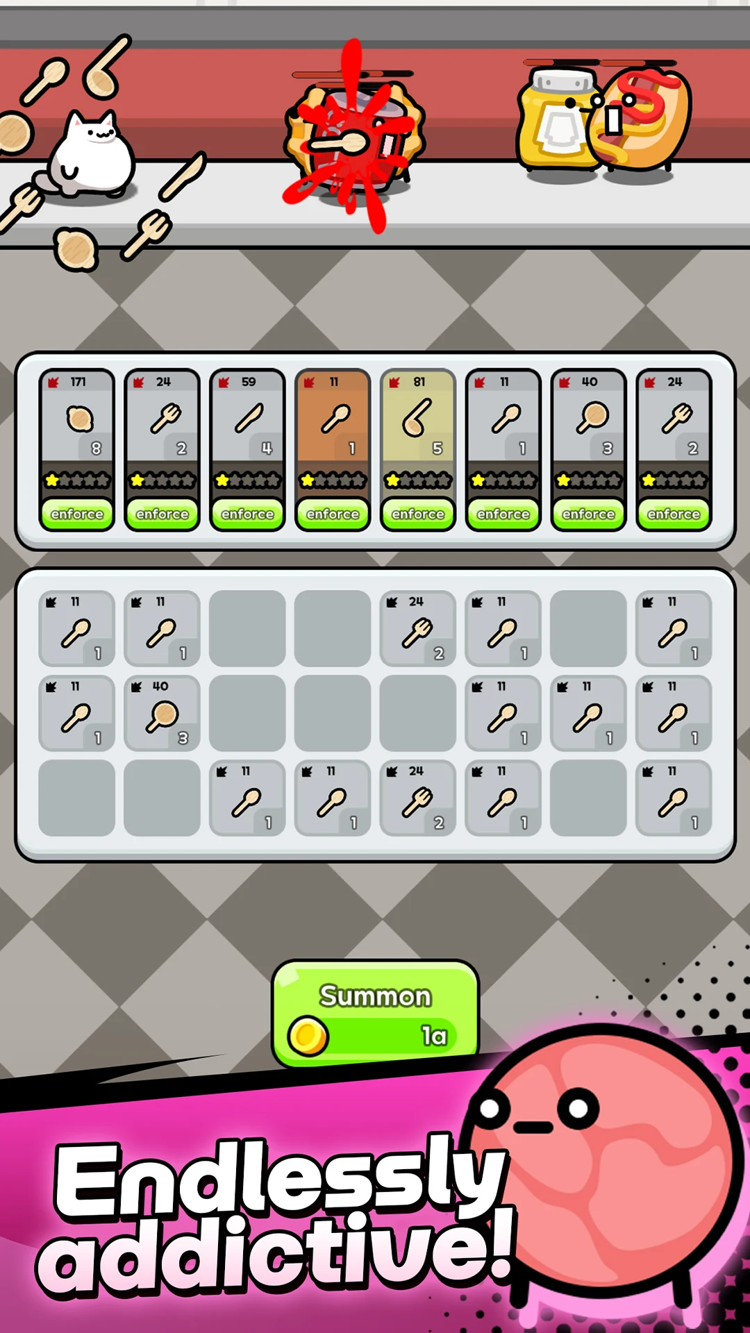 Chonky Cat: Merge Survival screenshot