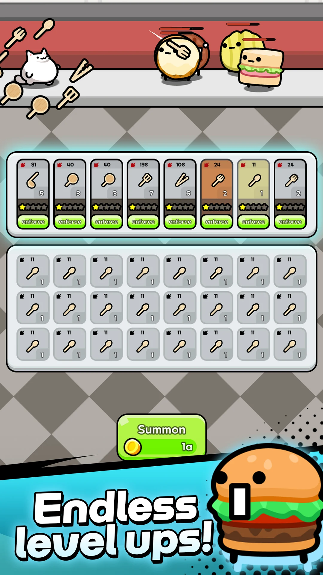 Chonky Cat: Merge Survival screenshot